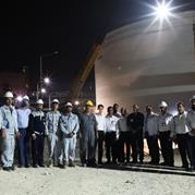 بازدید سیاوش میرحاجی مدیرعامل شرکت پتروشیمی پارس و مدیرارشد شرایط اضطراری شرکت های پتروشیمی منطقه پارس از شرکت پتروشیمی دماوند انرژی عسلویه