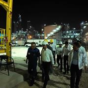 بازدید سیاوش میرحاجی مدیرعامل شرکت پتروشیمی پارس و مدیرارشد شرایط اضطراری شرکت های پتروشیمی منطقه پارس از شرکت پتروشیمی دماوند انرژی عسلویه